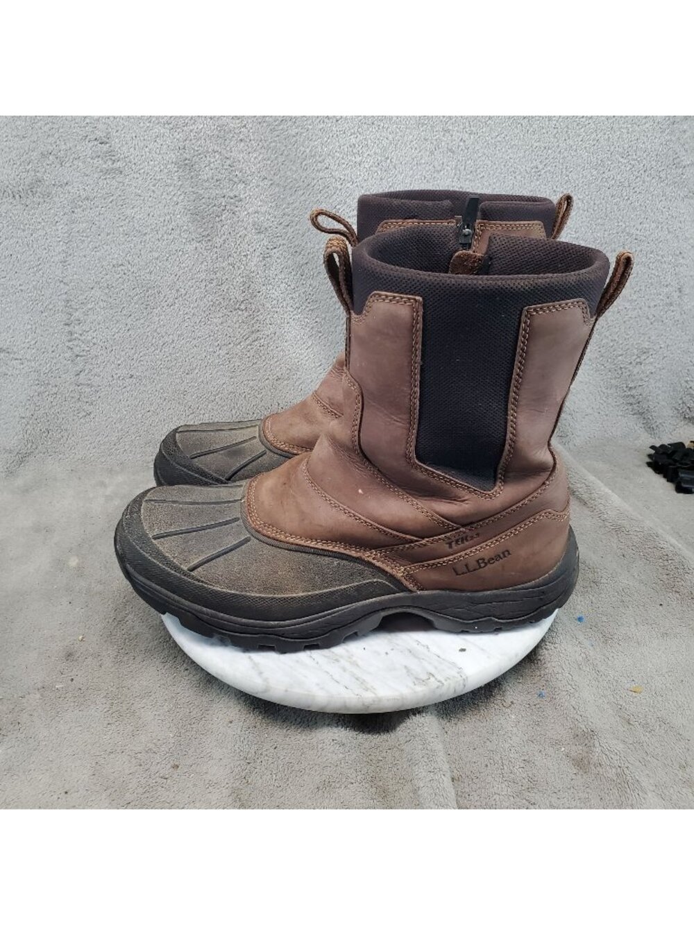 L.L. Bean Shoes Mens Size 10 Storm Chaser 5 Brown Leather Boots *Read*